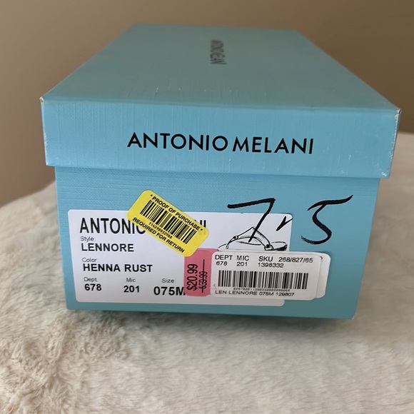 Antonio Melani sandals rust color - Picture 7 of 7